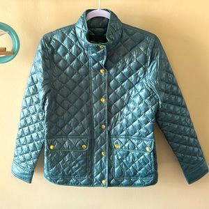 Beautiful light jade color lightweight j crew jacket  NWOT. Size small